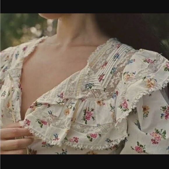 Doen Lucretia dress in Fleurs de Jonquille sz S - Picture 2 of 12